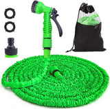 1 x RAW Customer Returns Flexible Garden Hose Water Hose Stretchable Garden - Garden Hose Flexible with 7 Function Garden Hand Shower, Stretchable Hose Flexible Irrigation for Garden Pet Car Wash Yard - RRP €11.09