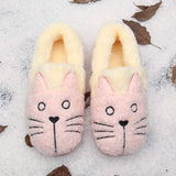 1 x RAW Customer Returns KVbabby slippers girls slippers plush boys cotton slippers children warm cat soft slippers women winter cartoon lightweight non-slip slippers 21-22 EU label size 14-15 Pink2 - RRP €19.15