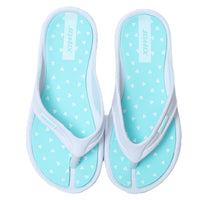 1 x RAW Customer Returns JOMIX Summer Flip Flops Children Boys Girls Slippers Soft Colorful Footbed Sandals Bath Slippers Swimming Pool Sea Beach White, 30 EU  - RRP €18.35