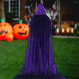 28 x Brand New Winwild Purple Cape with Hood, 190 cm Velvet Cape Halloween Cape Vampire Costume Adult for Carnival Cosplay Costume XXL, Purple  - RRP €531.44