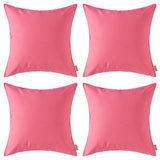 1 x RAW Customer Returns MIULEE Set of 4 waterproof cushion covers decorative cushion cover sofa cushion decorative couch cushion weatherproof cushion cover decorative cushion cover for sofa garden outdoor living room 45 x 45 cm pink - RRP €24.99