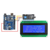 1 x RAW Customer Returns WayinTop 20x4 2004 LCD Display Character Screen with TWI IIC I2C LCD Interface Adapter Blue 2004  - RRP €9.99