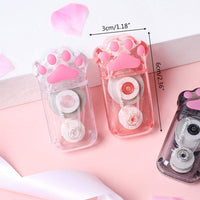 1 x Brand New LANCHEN Cute Cat Paw Correction Tape Stationery Corrector Student Modified Tapes Kawaii - RRP €19.2