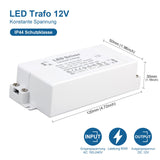 1 x RAW Customer Returns VARICART LED Power Supply 12V 60W, AC 110 220V to DC 12V 5A Transformer, Constant Voltage Driver Converter, Low Voltage Switch Transformers, for LED Lamp Lighting, LED Strip - RRP €18.02