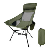 1 x RAW Customer Returns JOYART Camping Chair Foldable Camping Chair Portable Camping Chair Very Stable Frame 150Kg Folding Chair Small Folding Chair with Carrying Bag and Bags for Picnic, Outdoor, Hiking, Black - RRP €46.38