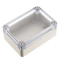 1 x RAW Customer Returns sourcing map 83x58x33mm Electronic Waterproof IP65 Sealed ABS Plastic DIY Junction Box Housing Clear - RRP €10.07