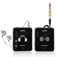 1 x RAW Customer Returns LEKATO MS-1 Wireless In-Ear Monitoring, Professional Wireless 2.4G Stereo IEM System with Transmitter Receiver Operation in Mono and Stereo Mode Suitable for Studio Live Performance and Musicians - RRP €70.34