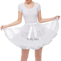 1 x RAW Customer Returns Aprildress Puffy Petticoat Underskirt Skirt for Cosplay Costume Dress for Women DE-PPT625 - RRP €34.47