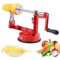 1 x RAW Customer Returns Manual Potato Cutter Spiral Cutter Potato Twister Spiral Cutter Stainless Steel Potato Cutter for Fruit, Potatoes, Tornado Chips, Cucumbers or Carrots - RRP €20.88