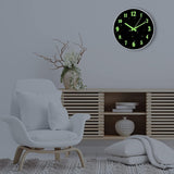 1 x RAW Customer Returns Brmeday Luminous Wall Clock, 30cm 12 inch Wall Clock Without Ticking Noise, Night Light Wall Clocks Vintage Decorative Clock Wall for Living Room, Bedroom, Kitchen Clock, Battery Operated, Stars - RRP €28.25