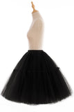 1 x RAW Customer Returns Babyonline Women s Petticoat Ballet Skirt Tulle Skirt Underskirt Pettiskirt Swing 5 Layers - Black - RRP €32.99