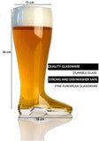 1 x RAW Customer Returns Atlantis Outdoor Beer Boot 2L - Robust beer mug for socializing and celebrating Beer Boot Pub beer mug The Boot Beerfest beer glass large Oktoberfest beer mug - RRP €29.17