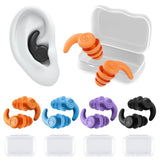 1 x RAW Customer Returns 4 Pack Swimming Pool Ear Plugs Kids Silicone Ear Plugs Reusable Waterproof Noise Cancelling Ear Plugs for Swimming Surfing Shower Diving - RRP €22.8