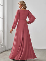 1 x RAW Customer Returns Ever-Pretty Elegant Formal Dress A-line V-Neck Evening Dresses 00461 Fuchsia 44 - RRP €66.88