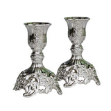 29 x Brand New Silver candle holders with luxurious engraved design, set of 2 high-quality metal candle holders silver  - RRP €1544.54