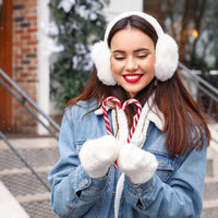 5 x Brand New WOIRROIP Winter Ear Warmers, Winter Earmuffs, Foldable, Removable, Washable, Plush Earmuffs, Warm Cold Protection, Cold Winter Accessories, Outdoor Ear Cups - RRP €65.5