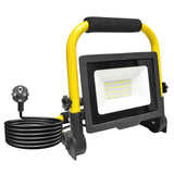 1 x RAW Customer Returns RIGIDON 30W LED construction spotlight, 3000LM portable LED work light, LED spotlight work light with plug, IP66 construction spotlight, for workshop construction site garage garden, 6000K - RRP €22.99