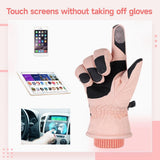 1 x Brand New Women s Winter Gloves Non-slip Windproof Casual Waterproof Thickened Warm Snowboard Gloves Touch Screen Gloves - RRP €30.0