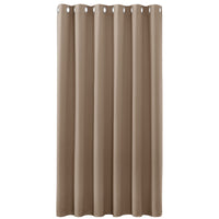 1 x RAW Customer Returns PONY DANCE Opaque curtain for children s room - thermal curtain against cold and heat, eyelet curtain, blackout curtains with eyelets, room divider curtain, 1 piece, H 210 x W 200 cm, cappuccino - RRP €31.36