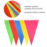 1 x RAW Customer Returns FEPITO 374 Feet 300 Flags Garland Birthday Multicolor Bunting Banner Flags Double Sided Nylon Pennant Flags for Wedding Garden Home Decoration - RRP €12.5