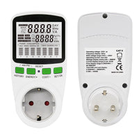 1 x RAW Customer Returns Feed-in meter socket solar, feed-in meter for balcony power plant, electricity meter for balcony power plant, mini solar system, 16A 3680W LCD screen, monitoring modes, overload protection, for home white  - RRP €20.04