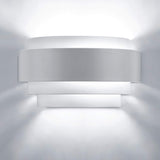 1 x RAW Customer Returns Glighone Modern LED Wall Light Indoor, Aluminum Wall Lamp Up Down Lights for Living Room, Bedroom, Hallway, Stairwell, 7W White Cold White - RRP €25.22