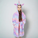 1 x RAW Customer Returns KAKU NANU bathrobe children s girls fluffy unicorn plush bathrobe dressing gown children s cuddly gift girls 5 6 years - RRP €23.99