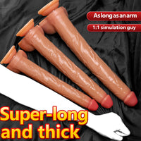 1 x RAW Customer Returns Perfect Realistic Giant Dildo Flexible Anal Dildo Kuaecr Extra Long Soft Silicone Monster Dildo Sex Toy with Real Veins Testicles Strong Suction Cup Giant Penis for Women Men - RRP €33.13