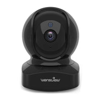 1 x RAW Customer Returns Wansview Security Camera, WiFi IP Camera Indoor, 1080P FHD with Motion Detection, Two-Way Audio and Night Vision for Pet Baby - Q5 Black - RRP €21.6