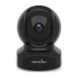 1 x RAW Customer Returns Wansview Security Camera, WiFi IP Camera Indoor, 1080P FHD with Motion Detection, Two-Way Audio and Night Vision for Pet Baby - Q5 Black - RRP €21.6