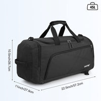 1 x RAW Customer Returns G4Free 45L Large Sports Bag Travel Bag for Women and Men with Shoe Compartment Wet Compartment Training Bag Gym Bag School Sports Bag for School Sports Fitness Travel - RRP €41.35