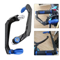 3 x RAW Customer Returns Motorcycle Handlebar Protector 22mm 7 8 Inch, Universal Motorcycle Handlebar Protector Hand Guards Brake Clutch Lever Handguard CNC Aluminum Alloy for Motocross Dirt Bike Blue  - RRP €56.19