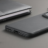 1 x RAW Customer Returns Ultra thin and light carbon fiber aramid shell for Honor Magic 6 pro cover for Magic 6 Pro  - RRP €39.99