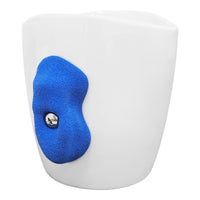 1 x RAW Customer Returns TWO STONES Ceramic Climbing Mug Climbing Coffee Mug Climbing mug as a climbing gift for climbers white blue  - RRP €24.99