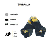 1 x RAW Customer Returns Caterpillar CAT Men s Universal Short Socks 39-42, 6 Pairs Blue  - RRP €20.68