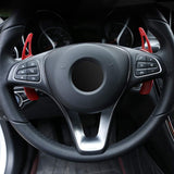 1 x RAW Customer Returns Tbest Steering Wheel Shift Paddles, Aluminum Steering Wheel Shift Paddle Extensions Replacement for ABERM Class Red  - RRP €25.99