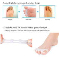 38 x Brand New Gel Toe Separator, Bestrice Gel Bunion Color Correction Toe Protectors Straightener Flexible Toe Spacer Spreader Rubber Toe Strips - RRP €493.62