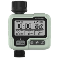 1 x RAW Customer Returns Kazeila Irrigation Computer Automatic Manual Irrigation System Water Timer Flexible Easy Irrigation Control with Child Lock Mode Garden Watering Clock with LCD Display - RRP €27.76