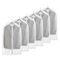 1 x Brand New SVUPUE Garment Bag Suit Long, Pack of 6 Garment Bags Long, for storing shirts, skirts and suits, 60 x 100 cm - RRP €8.54