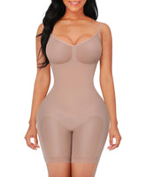 1 x RAW Customer Returns FeelinGirl Women s Shapewear Seamless Tummy Control Full Body Shaper Overbust Butt Lift Thigh Slimmer Figure Shaping with Non-Removable Straps Beige XL XXL - RRP €31.56