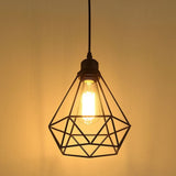 1 x RAW Customer Returns Retro Pendant Lamp Black Vintage IndustrialLoft Bar Metal Ceiling Lampshade E27 Base - RRP €18.68