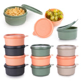 1 x RAW Customer Returns EYNEL 280ml Small Round Food Storage Containers with Lids, 10 Pack Airtight Leakproof Reusable Plastic To Go Bento Box Mini Lunch Box Snack Storage Bowl for Kitchen Picnic - RRP €22.08