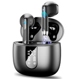 1 x RAW Customer Returns Wireless Earbuds, Bluetooth 5.3 Headphones in-Ear with CVC8.0 Noise Canceling Mic, 40H Ear Bud with 14.2mm Driver Stereo, Earphones IP7 Waterproof for Android iOS, USB-C, Rose Gold - RRP €25.19