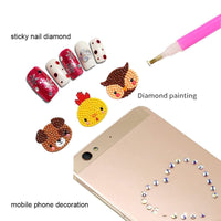 1 x Brand New 9 Pieces Diamond Painting Accessory Pens Set, 5D Diamond Painting Pen Plastic Diamond Painting Pen 5D Diamond Painting Pens DIY Diamond Painting Tool for Diamond Painting Embroidery Nail Tool - RRP €30.0