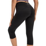 1 x RAW Customer Returns adorence 3 4 Women s Sports Leggins Feeling of Nudity, High Waist, Tommy Control, Opaque Women s Summer Leggins, Short Leggins for Women-Black,M - RRP €26.99