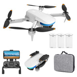 1 x RAW Customer Returns GPS Drone With 4K EIS Dual Camera For Adults Beginners, Mini Drone With 60 Minutes Flight Time, Professional Brushless Motor, Foldable RC Quadcopter With 5G WiFi FPV, GPS Return white  - RRP €135.73