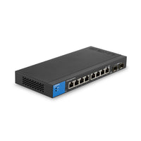 1 x RAW Customer Returns Linksys 8-Port Managed Gigabit Ethernet Switch with 2 SFP Uplinks - RRP €47.34