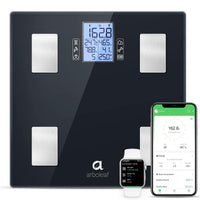 1 x RAW Customer Returns arboleaf body fat scale with app, digital personal scales, body analysis scale for body fat - RRP €39.99