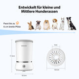 1 x RAW Customer Returns DOGNESS Automatic Dog Paw Cleaner, Upgrade USB Charging, Automatic 2 in 1 Dog Paw and Pet Grooming Brush White  - RRP €39.31