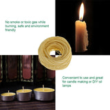 1 x RAW Customer Returns Fdit Thick Beeswax Hemp Candle Wick 100 Organic Hemp Wick with Natural Beeswax 61 Meter Spool No Smoke Candle Wick for Candle Making Candle DIY REUSEABLE PACKAGING 2  - RRP €9.83